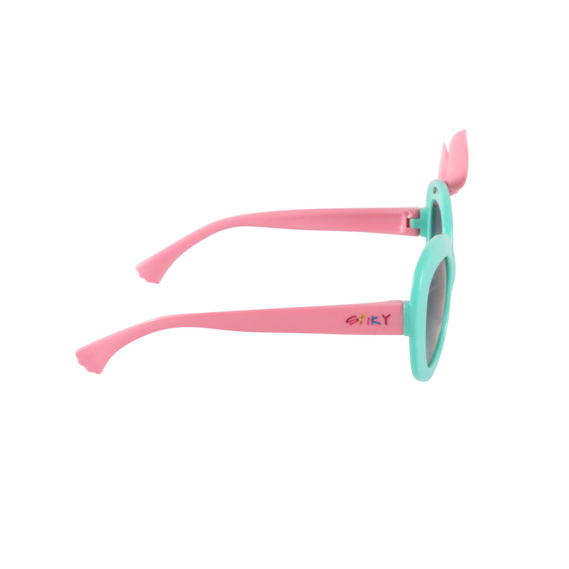 Spiky Cats-Eye UV Protected Sunglass - Green Pink