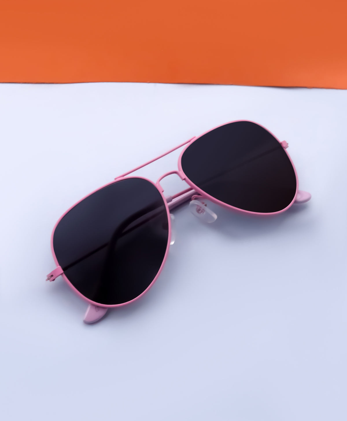 Spiky Aviator UV Protected Sunglass - Pink Grey