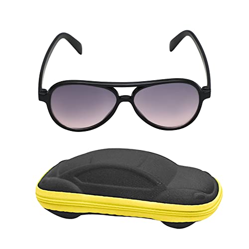 Spiky Aviator UV Protected Sunglass - Black