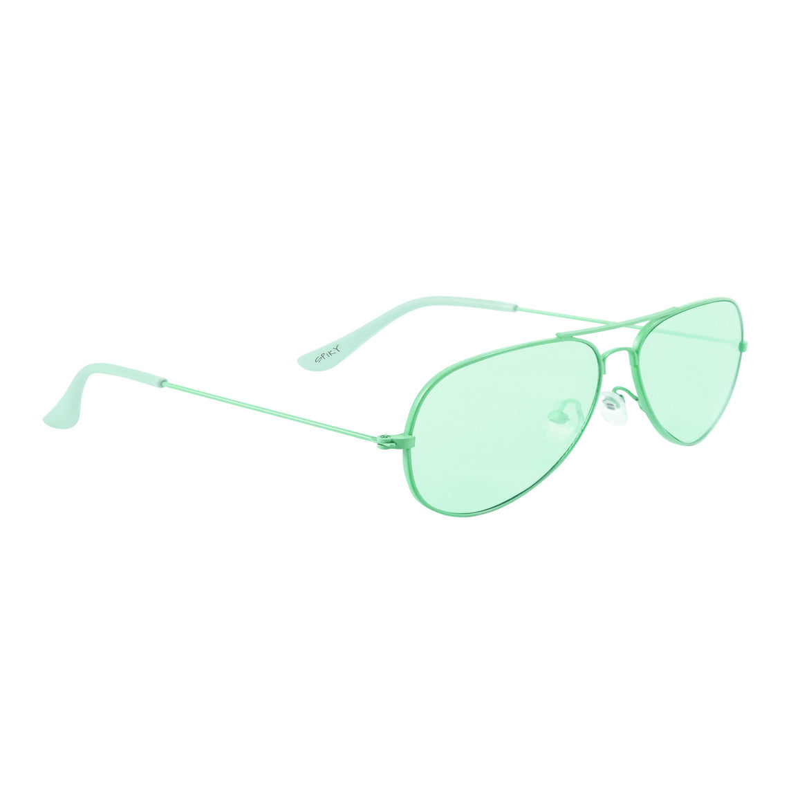 Spiky Aviator UV Protected Sunglass - Green