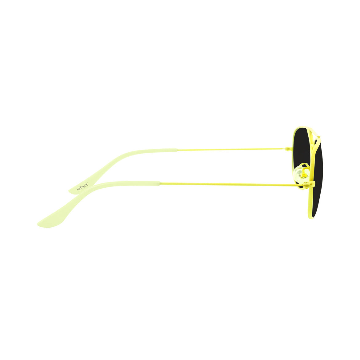 Spiky Aviator UV Protected Sunglass - Yellow Grey