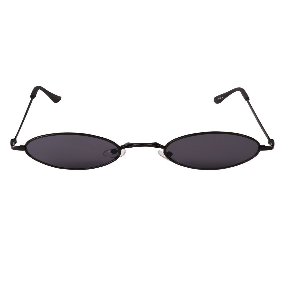 Spiky 100 % UV Protection Oval Sunglasses - Black